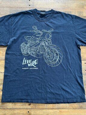 Harley-Davidson 100% Live Wire Tee Black XL